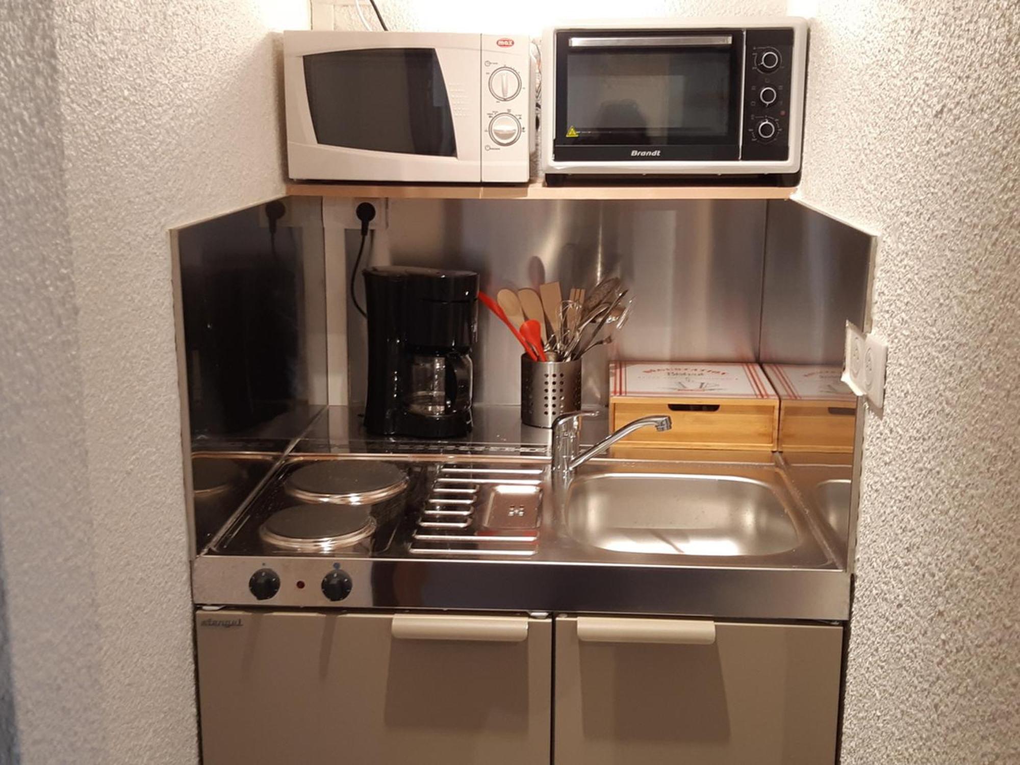Studette Renovee Pour 2 Au Pied Des Pistes, Centre Les Deux Alpes - Fr-1-516-134 Lägenhet Exteriör bild